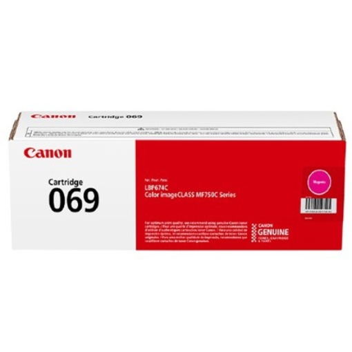 Imagen de Cartucho de Toner Canon 069 Rendimiento 1900 Páginas Magenta