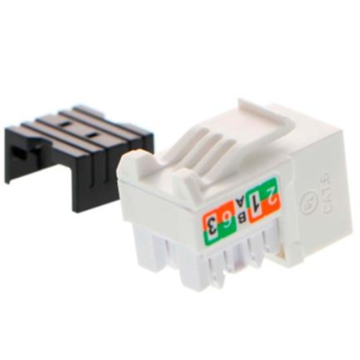 Imagen de Módulo de Red Sin Blindaje Nexxt Solutions Keystone Jack Cat6 Tipo 110 Blanco