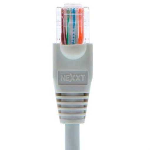 Imagen de Cable de Conexión Red Nexxt Solutions Cat5e 100 MHz 2.31m 24 AWG Color Gris