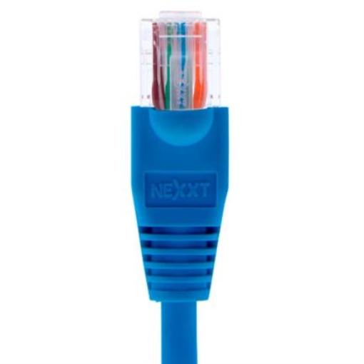 Imagen de Cable de Conexión Red Nexxt Solutions Cat5e 100 MHz 2.31m 24 AWG Color Azul