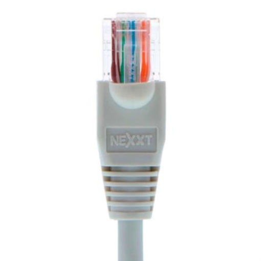 Imagen de Cable de Conexión Red Nexxt Solutions Cat5e 100 MHz 3.05m 24 AWG Color Gris