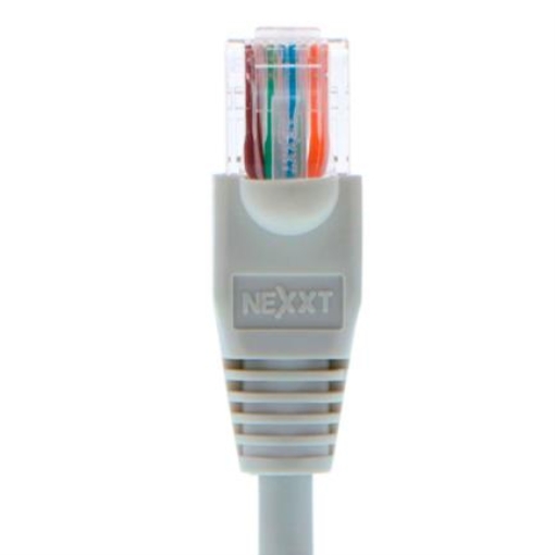 Imagen de Cable de Conexión Red Nexxt Solutions Cat5e 100 MHz 4.27m 24 AWG Color Gris