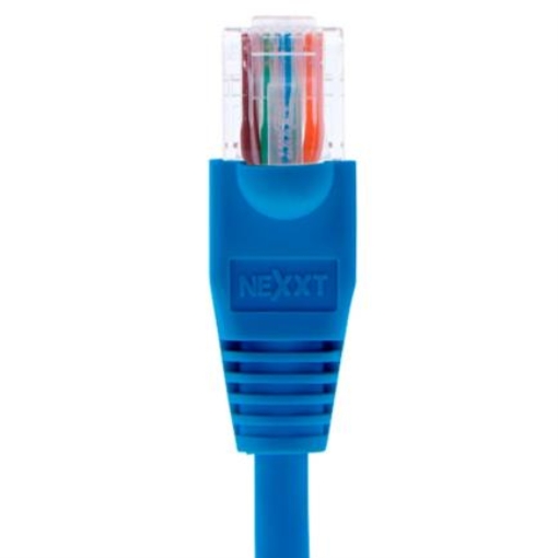 Imagen de Cable de Conexión Red Nexxt Solutions Cat5e 100 MHz 4.27m 24 AWG Color Azul