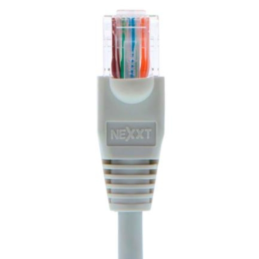 Imagen de Cable de Conexión Red Nexxt Solutions Cat5e 100 MHz 7.62m 24 AWG Color Gris
