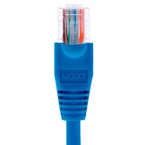 Imagen de Cable de Conexión Red Nexxt Solutions Cat5e 100 MHz 15.24m 24 AWG Color Azul