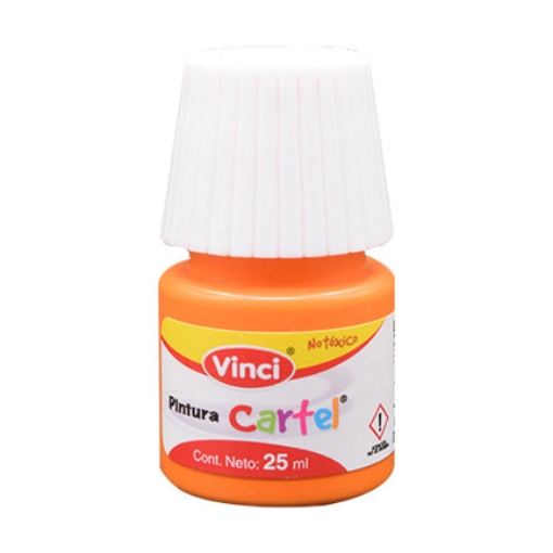 Imagen de Pintura cartel vinci 25 ml amarillo medio - 51 caja c/10 piezas