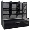 Imagen de Organizador Nextep Malla Metalica para Escritorio Multi Secciones con Cajon