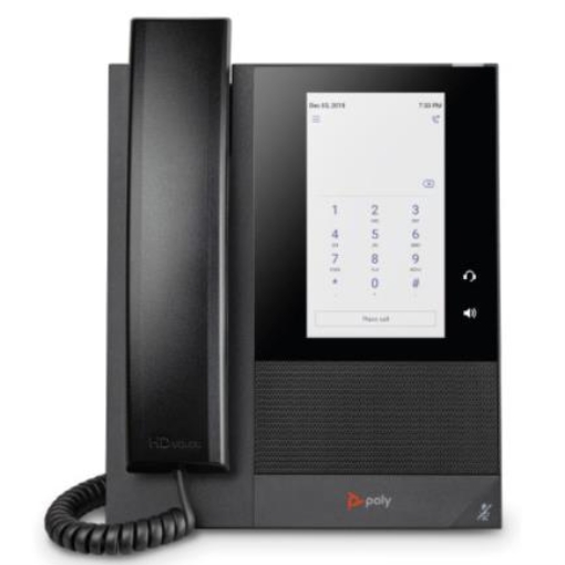 Imagen de Poly Telefono IP multimedia empresarial CCX 400 para Microsoft Teams y habilitado con PoE