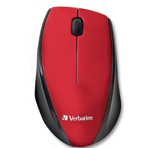 Imagen de Mouse VERBATIM Inalambrico BlueLED - Rojo