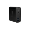 Imagen de CARGADOR DE PARED VORAGO AU-600 TIPO C 100W PD 5 PUERTOS QUICK CHARGE 3.0 NEGRO