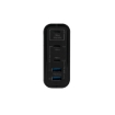 Imagen de CARGADOR DE PARED VORAGO AU-600 TIPO C 100W PD 5 PUERTOS QUICK CHARGE 3.0 NEGRO