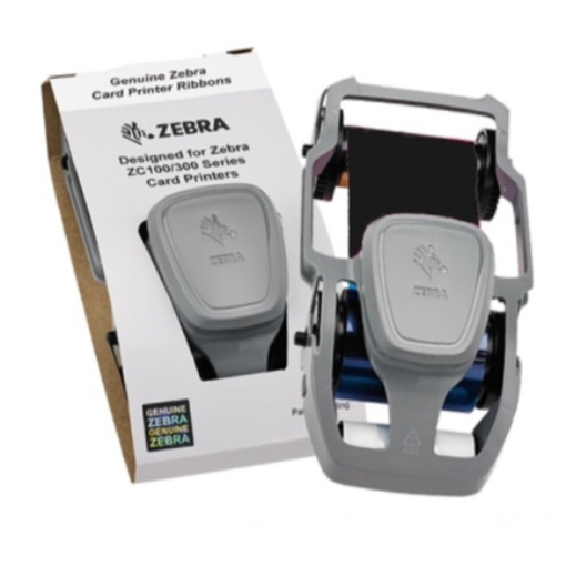 Imagen de Cinta Zebra Color YMCKO rinde 200 imagenes para ZC100 / ZC300