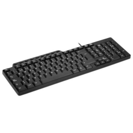 Imagen de Teclado Alámbrico Multimedia XTech XTK-160S Español Ergonómico Conexión USB Color Negro