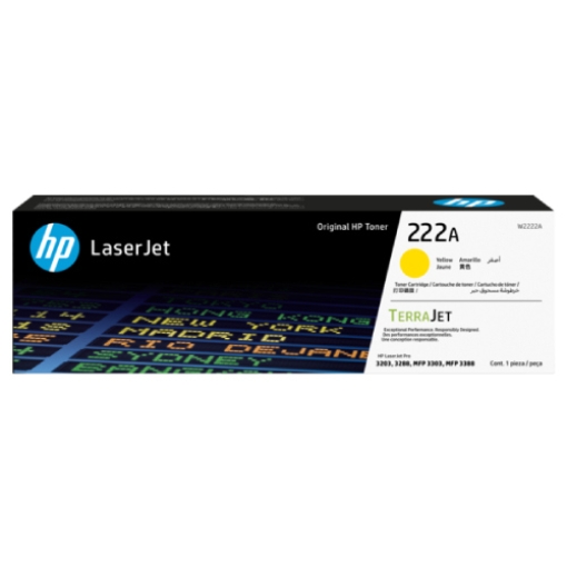 Imagen de Toner HP LaserJet 222A Amarillo