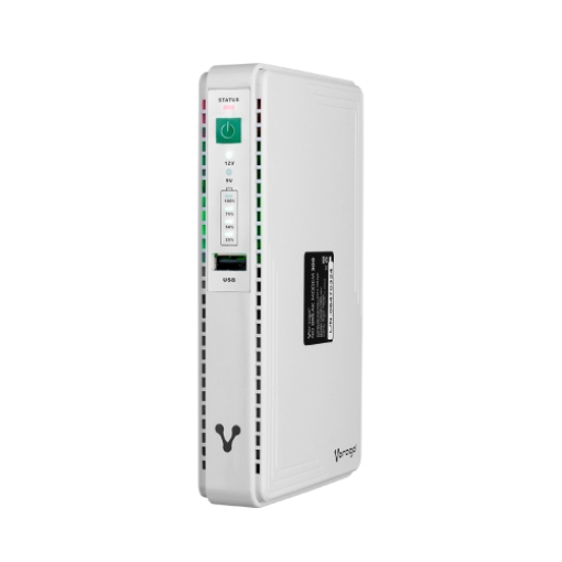 Imagen de MINI NO BREAK VORAGO NBM-300 8.800 mAh 2 RJ45 1 USB PARA MODEM