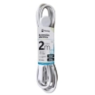 Imagen de Extension Electrica Nextep para Casa/Oficina 16 AWG 2m Clavija Plana Blanca