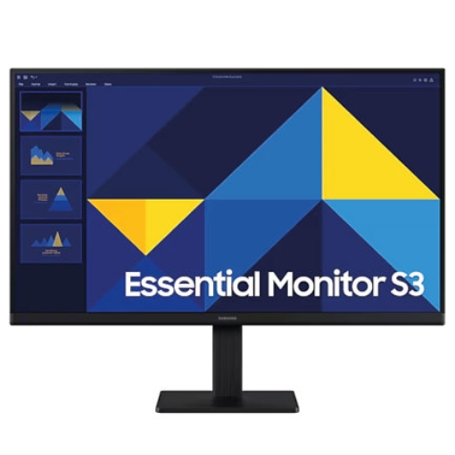 Imagen de Monitor Samsung Essential S3 S30GD 24"  FHD Panel IPS Resolución 1920 x 1080 Plano HDMI/D-Sub