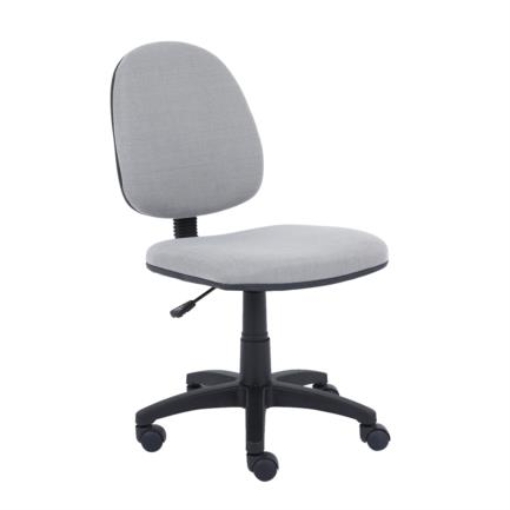 Imagen de Silla Basica Nextep de Altura Ajustable Tela Gris Base Giratoria