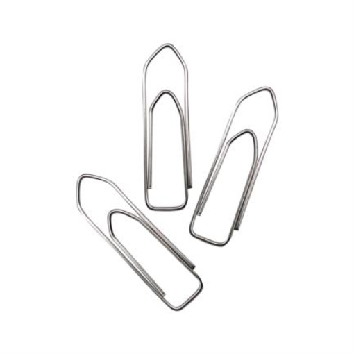 Imagen de Clip Nextep Rectangular Niquelado #1 32mm c/10 100 Clips c/u