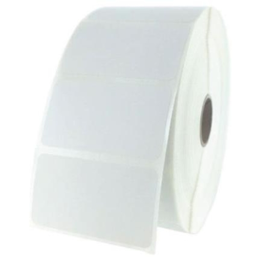 Imagen de Etiqueta Zebra Papel 2.25 x 1.25 pulg DT  Z-Select 4000D 12 Rollos por Caja