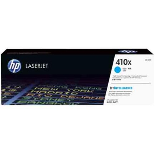 Imagen de TONER HP 410X CIAN ALTO RENDIMIENTO