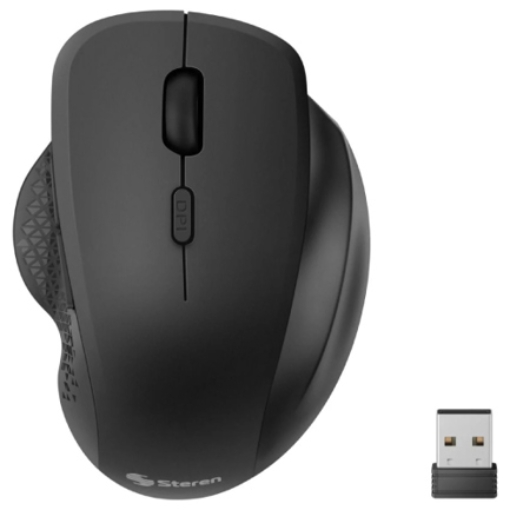 Imagen de Mouse Inalámbrico Recargable 600/800/1200 DPI 2.4GHz Alcance 10m