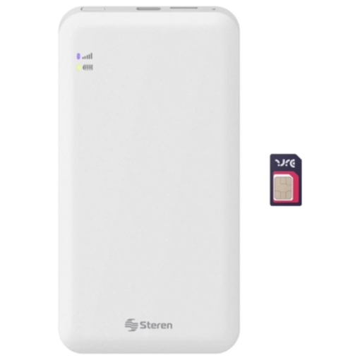 Imagen de Router Steren WiFi Portátil 4G 2.4GHz/5Ghz Desbloqueado con SIM Incluida