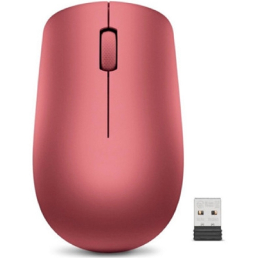 Imagen de Mouse Inalámbrico Lenovo 530 Color Rojo Cereza