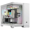 Imagen de Gabinete Corsair iCUE Link 2500X Mid Tower mATX ITX Cristal Templado Pecera 2xFan RGB Blanco Sin Fuente