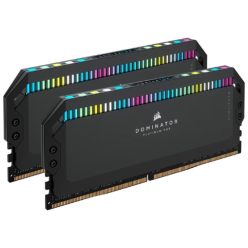 Imagen de MEMORIA DIMM DDR5 CORSAIR (CMT32GX5M2X6000C36) 32GB 6000MHZ (2X16GB) DOMINATOR PLATINUM RGB NEGRO