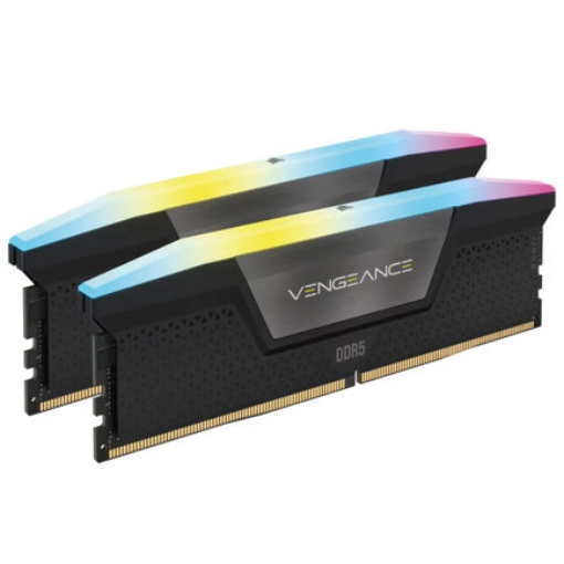 Imagen de Memoria RAM Corsair Vengeance RGB 32GB (2x16GB) 5600Mhz DDR5 UDIMM RGB XMP Negro CL36