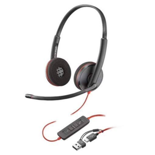 Imagen de AURICULARES Poly BW 3220 USB-C HS USB-C/A (Bulk)