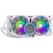 Imagen de Enfriamiento Liquido para CPU Cooler Master ML240 RGB Illusion 240mm Compatible 1200 1700 AM4 Color Blanco