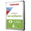 Imagen de Disco Duro Interno Toshiba S300 para Videovigilancia 8TB 7200RPM y 256MB Cache hasta 64 Camaras.