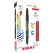 Imagen de Resaltador Zebra Jroller HL Doble punta color azul caja c/6