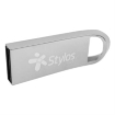 Imagen de Memoria USB Stylos STMUS516B 16GB USBA 2.0 Lectura 80MBs Escritura 50MBs Plata
