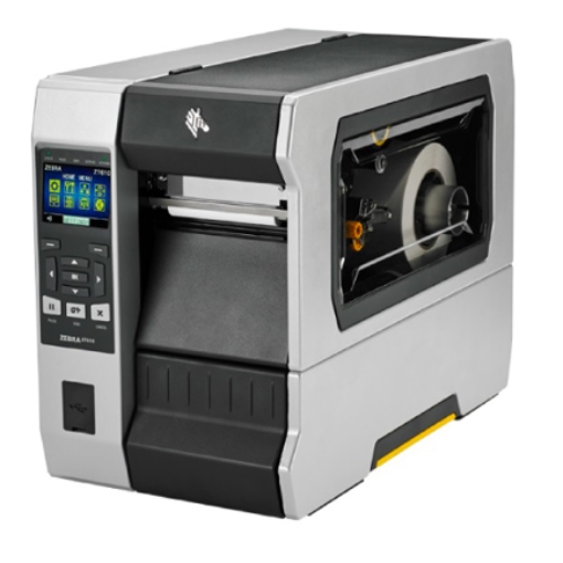 Imagen de Impresora Zebra ZT610 TT 4 pulg 203 Color Touch dpi US Cord Serial USB RJ45 Bluetooth 4.1 USB Rewind ZPL
