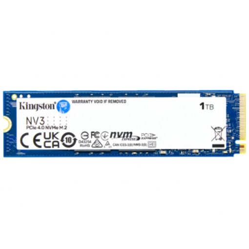Imagen de Unidad de Estado Solido SSD Kingston SNV3S NVMe 1TB PCI Express 4.0 M.2