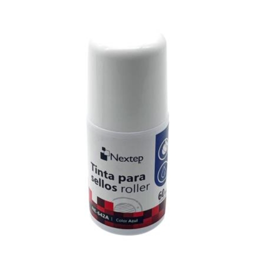 Imagen de Tinta para Sellos Nextep Roller Azul 60 ml