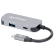 Imagen de Docking Manhattan USB-C  3 Ptos HDMI/USB-A/USB-C PD