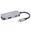 Imagen de Docking Manhattan USB-C  3 Ptos HDMI/USB-A/USB-C PD
