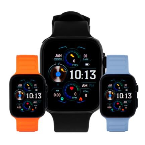 Imagen de Smart Watch Vorago SW-500 Cuadrado IP67 Bluetooth Pantalla AMOLED 1.78" Táctil Negro 3 Extensibles