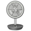 Imagen de VENTILADOR STEREN PLEGABLE RECARGABLE COLOR GRIS