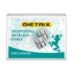 Imagen de Sacapuntos metálico Dietrix triangular doble orificio bolsa c/12