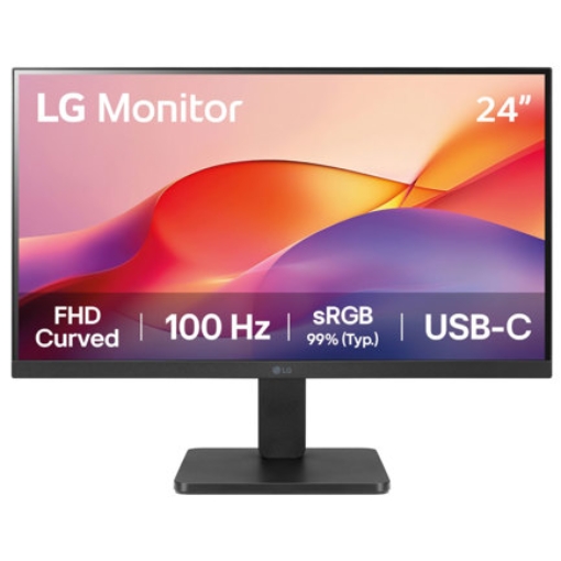Imagen de Monitor LG 24 pulgadas Curvo 24U421A  FHD 100Hz  HDMI USD TIPO C