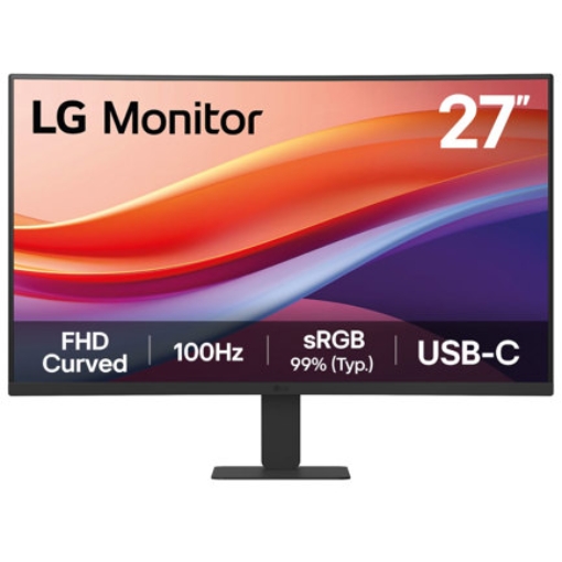 Imagen de Monitor LG 27 pulgadas Curvo 27U421A  FHD 100Hz  HDMI USD TIPO C