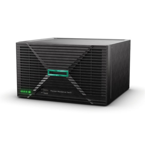 Imagen de Servidor HPE ProLiant MicroServer Gen11 E-2434 4c 16GB-U 4LFF-NHP 2x1TB HDD 180W External PS LA Cmp Mod Svr