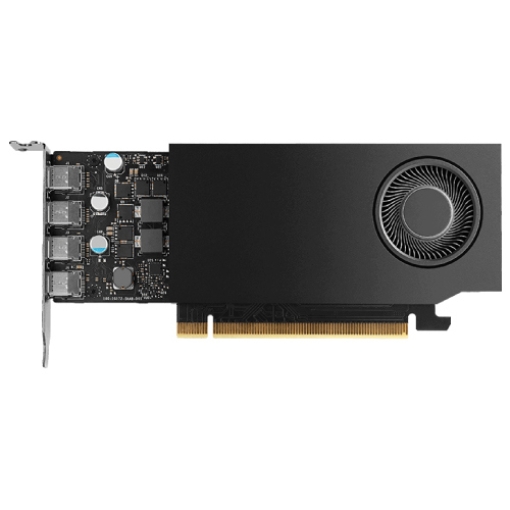 Imagen de Tarjeta de Video PNY Pro NVIDIA RTX A400 4GB Low Profile Single Fan GDDR6 PCIe 4.0 4xMini DisplayPort