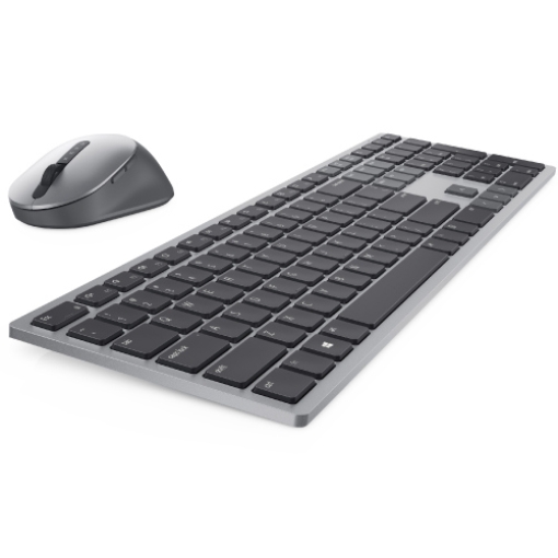 Imagen de Kit Teclado y Mouse Dell Premier Wireless KM7321W Español Color Gris titanio Garantia 3 Años
