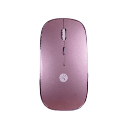 Imagen de MOUSE TECHZONE RECARGABLE ROSA CON NANO RECEPTOR TIPO C Y USB A MOUSE PAD INCLUÍDO TECHZONE DPI 1000/1200/1600